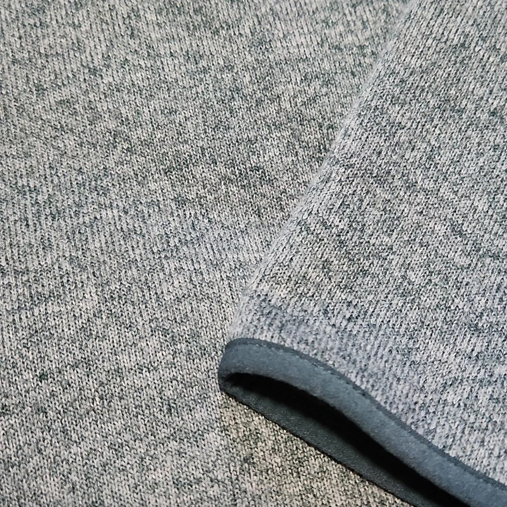 Men's J Crew half zip fleece pullover- medium